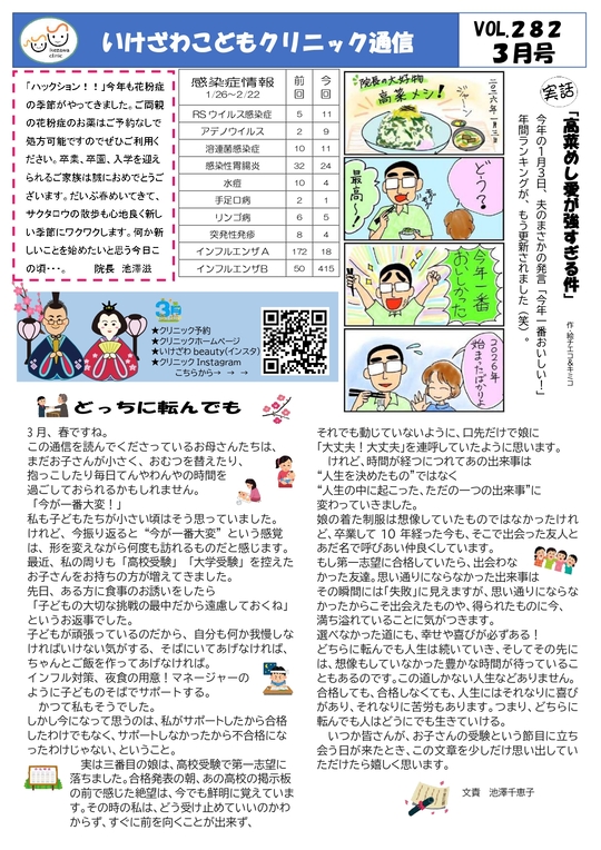 クリニック通信 2026年03月号